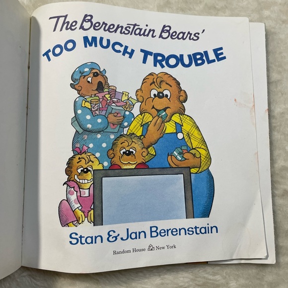 Berenstain Bears Too Much Trouble Book - Picture 3 of 8